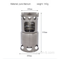 Mini BBQ Polded Titanium Camping Stove